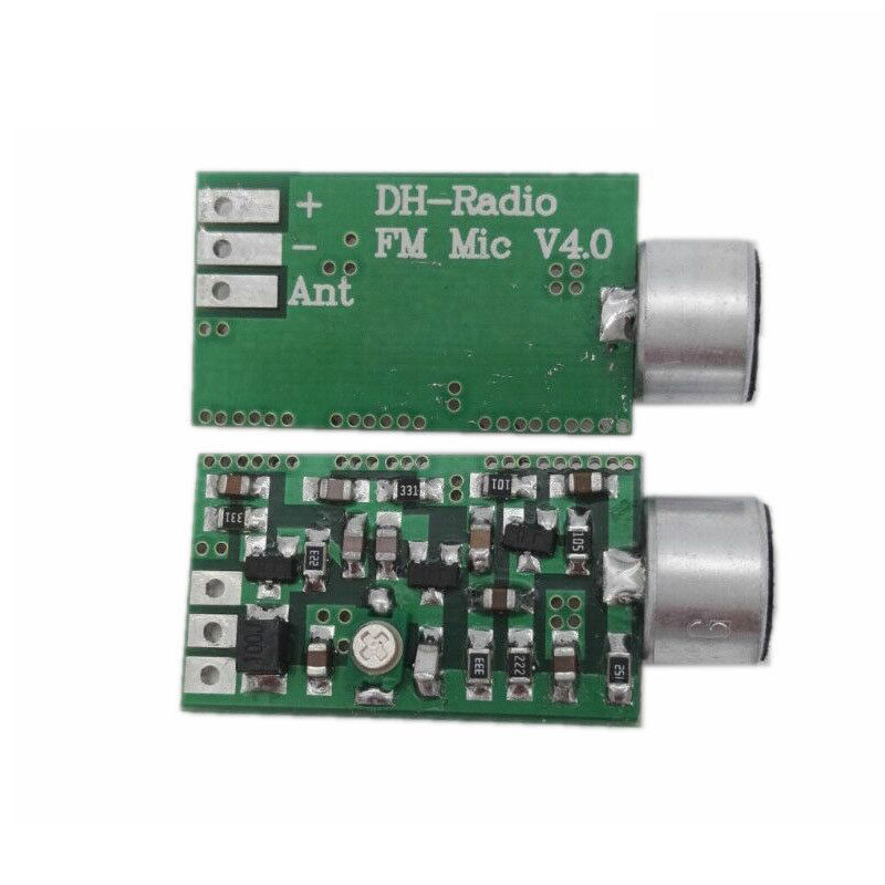 Fm Transmitter - HFES ミニマイク Fm トランスミッターモジュールマイクワイヤレスオーディオ 100Mhz ボード