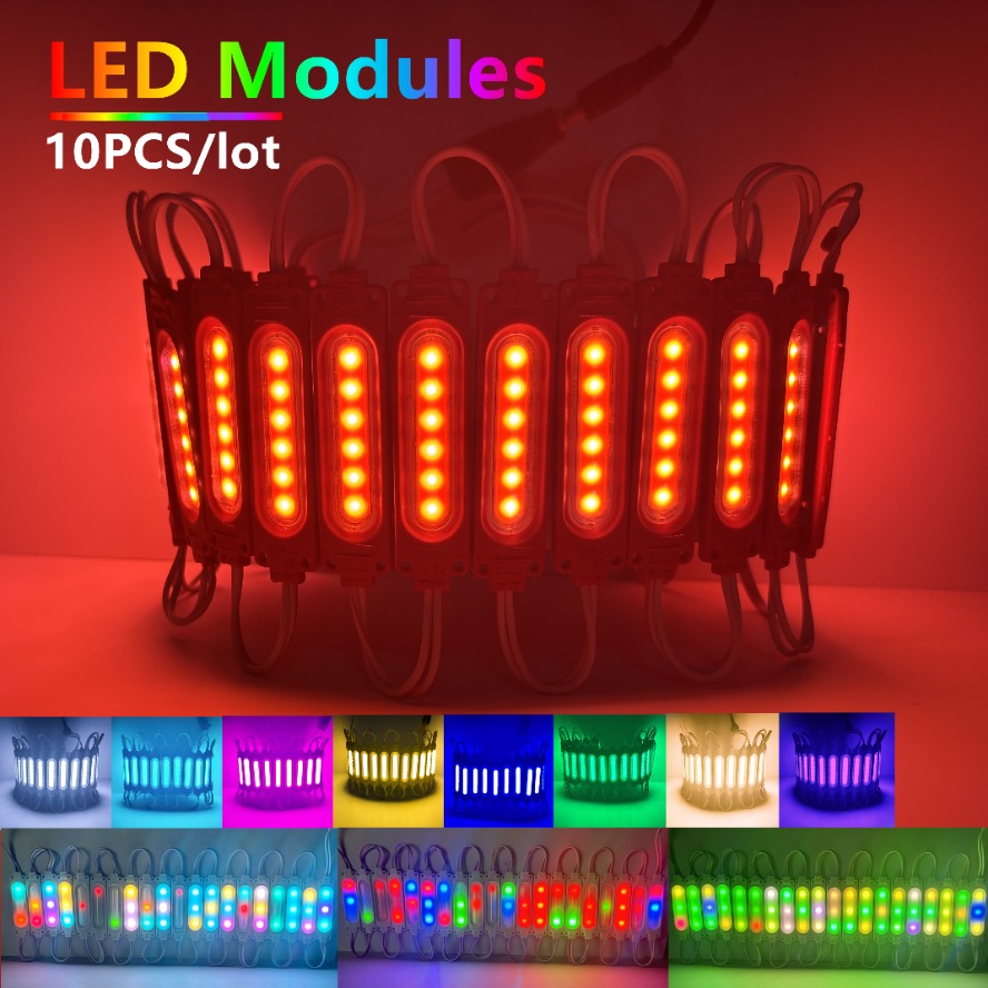 Car Accessories Banner - 12V マルチカラー RGB ハイライトレンズ Led モジュール防水