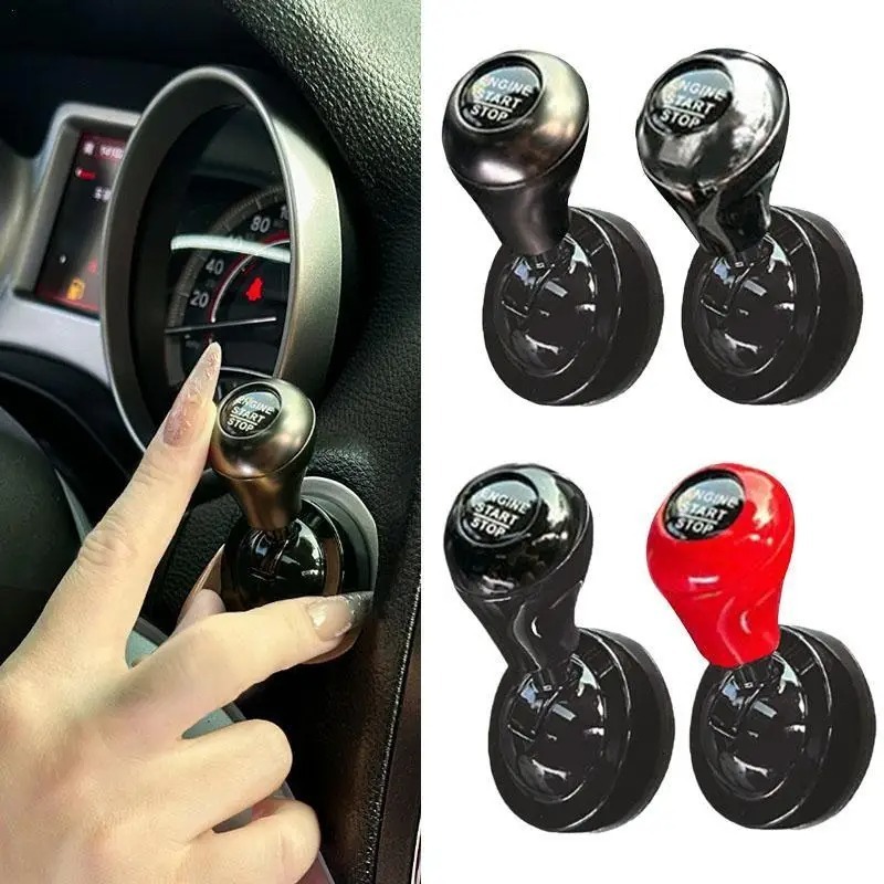 Car Accessories Papar - ワンタッチスタートボタン付きプッシュスタートロッカーレバーレトロジョイスティック装飾自動車インテリアアクセサリーカーギフト