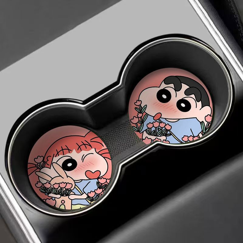 クレヨンしんちゃんかわいい漫画カーコースターかわいい創造的な - Car Accessories Japanese のレビューと価格