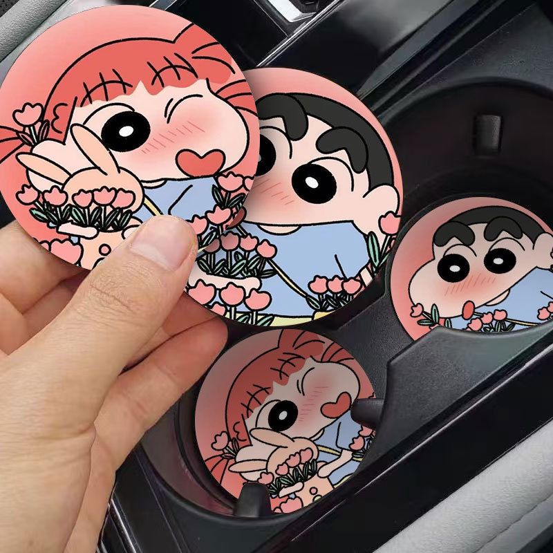 クレヨンしんちゃんかわいい漫画カーコースターかわいい創造的な - Car Accessories Japanese のレビューと価格
