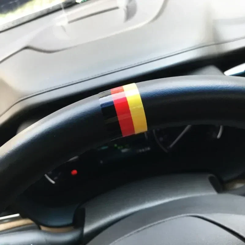 車のステッカー ステアリングホイール装飾 ドイツ国旗付きカー - Car Accessories Usa のレビューと価格