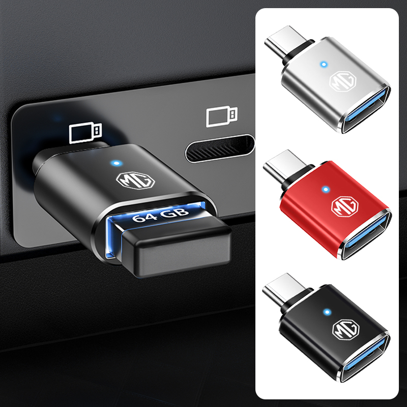 車載LEDタイプC-USB 3.0アダプターケーブルコンバー - Car Accessories Papar のレビューと価格