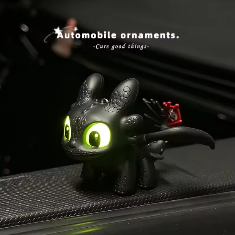 本物のかわいい光る歯のない車内装飾品、ナイトフューリーウィン - Car Accessories Papar のレビューと価格
