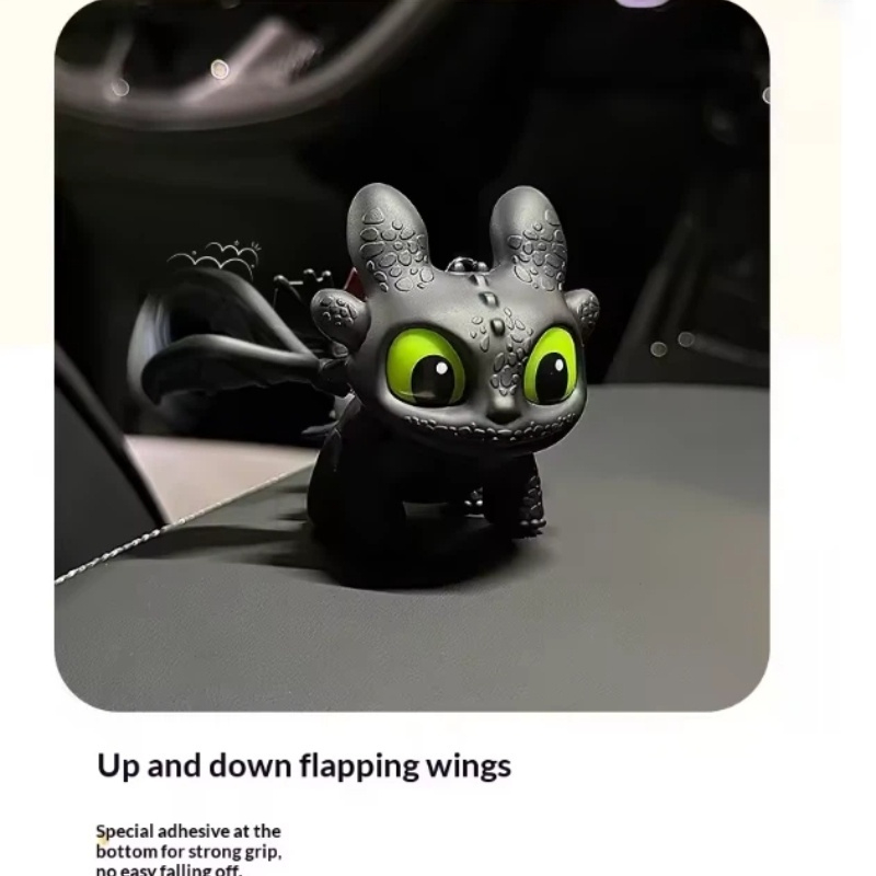 本物のかわいい光る歯のない車内装飾品、ナイトフューリーウィン - Car Accessories Papar のレビューと価格