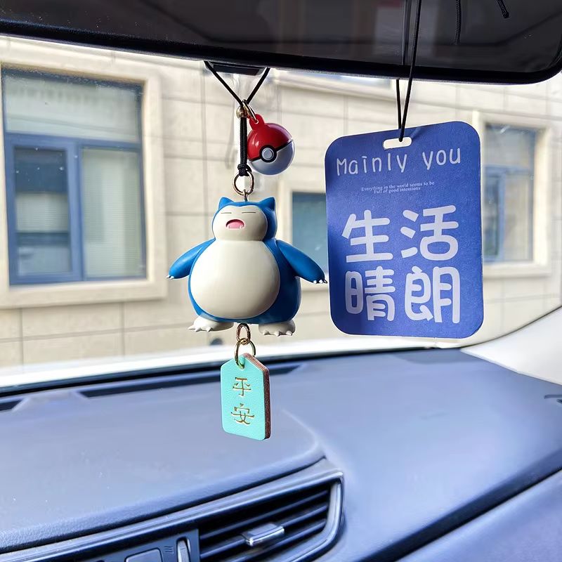 新しい本物のアニメゲンガー車のバックミラーペンダントポケモン - Car Accessories Japanese のレビューと価格