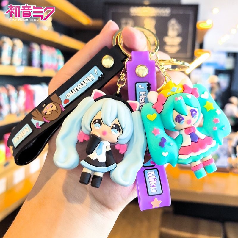 初音ミクキーホルダー漫画かわいいで楽しいインスタイルアニメ人 - Car Accessories Japanese のレビューと価格