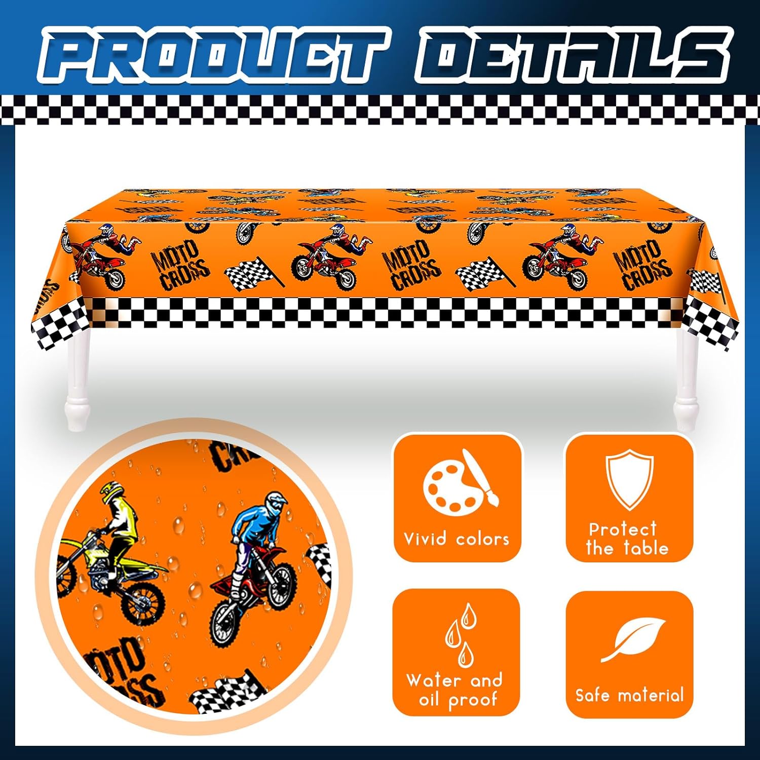 オートバイテーマハッピーバースデーバナープレートケーキトッパ - Car Accessories Banner のレビューと価格