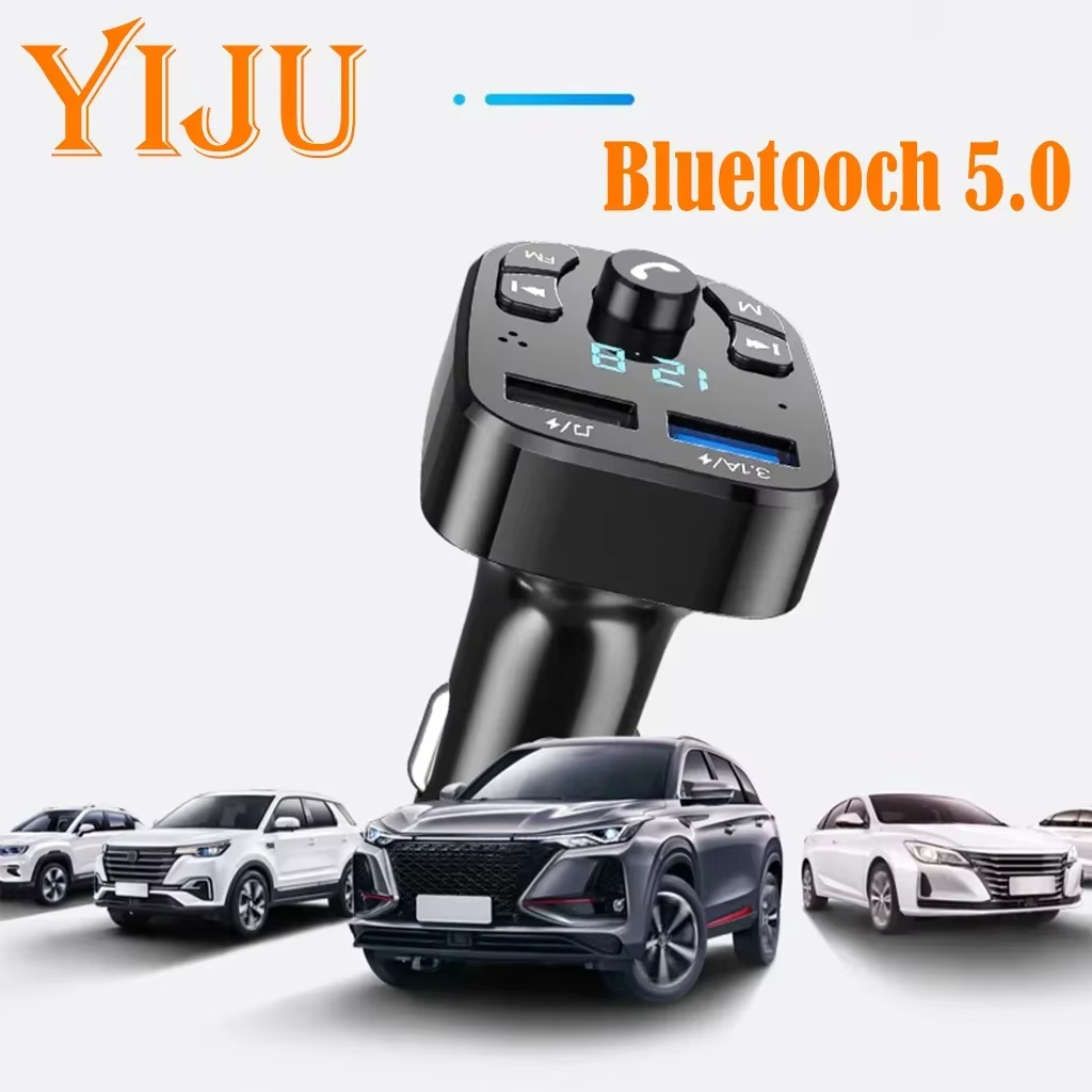 車の Bluetooth 5.0 Fm トランスミッター、ワ - Fm Transmitter のレビューと価格