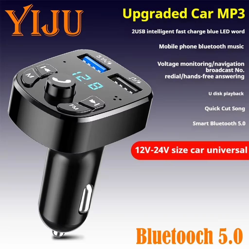 車の Bluetooth 5.0 Fm トランスミッター、ワ - Fm Transmitter のレビューと価格