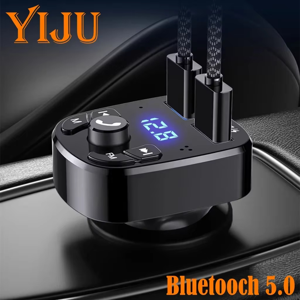 車の Bluetooth 5.0 Fm トランスミッター、ワ - Fm Transmitter のレビューと価格