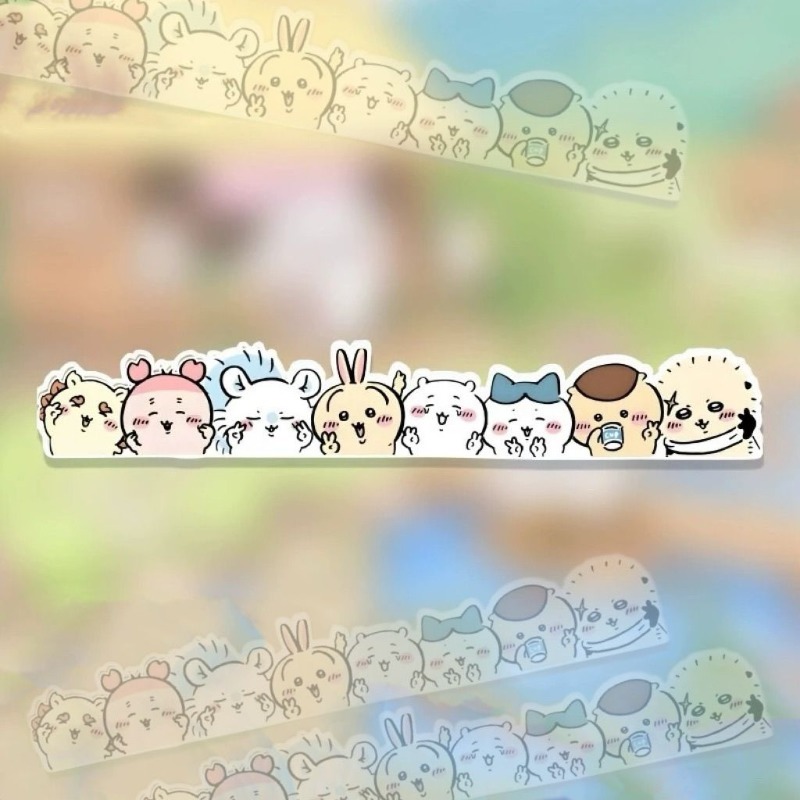 かわいいちいかわキュートな漫画風静電気吸着ステッカー 車のガ - Car Accessories Japanese のレビューと価格