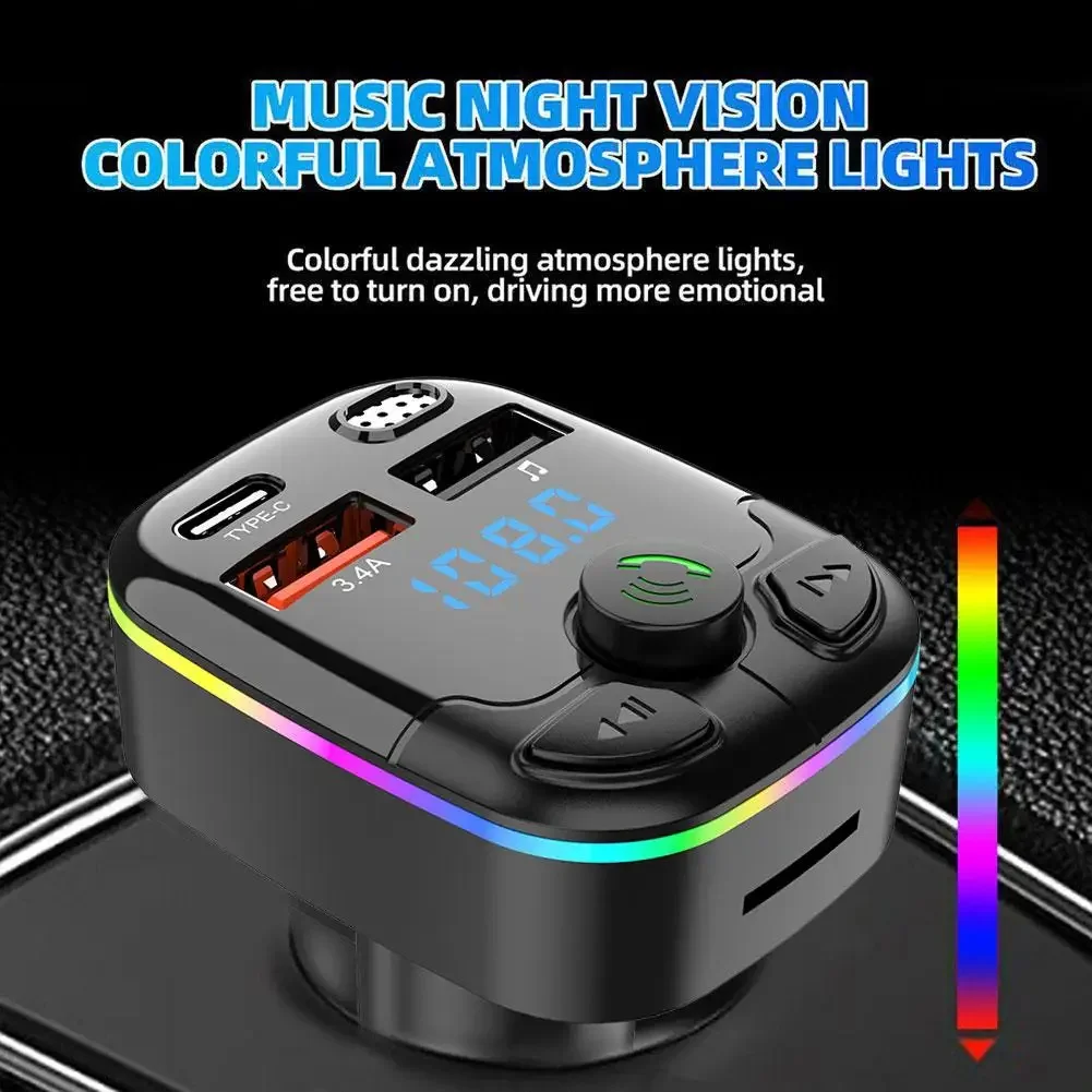 車用ワイヤレスFMトランスミッターアダプター,デュアルUSB - Fm Transmitter のレビューと価格