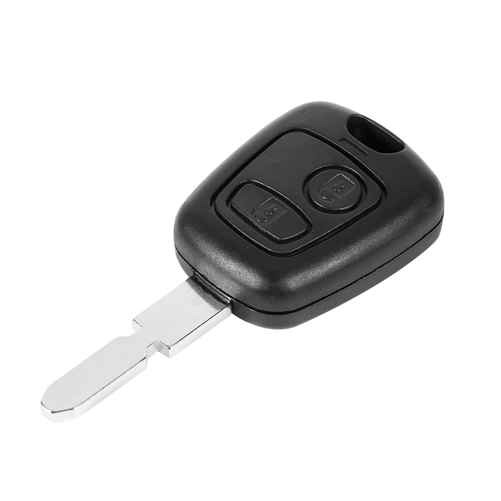 車のキーシェルプジョー 406 2 ボタンブランクブレードリ - Market Car Accessories のレビューと価格