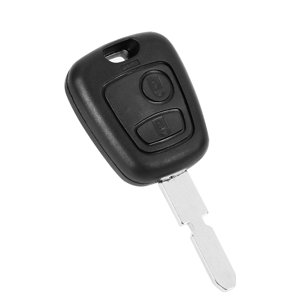 車のキーシェルプジョー 406 2 ボタンブランクブレードリ - Market Car Accessories のレビューと価格