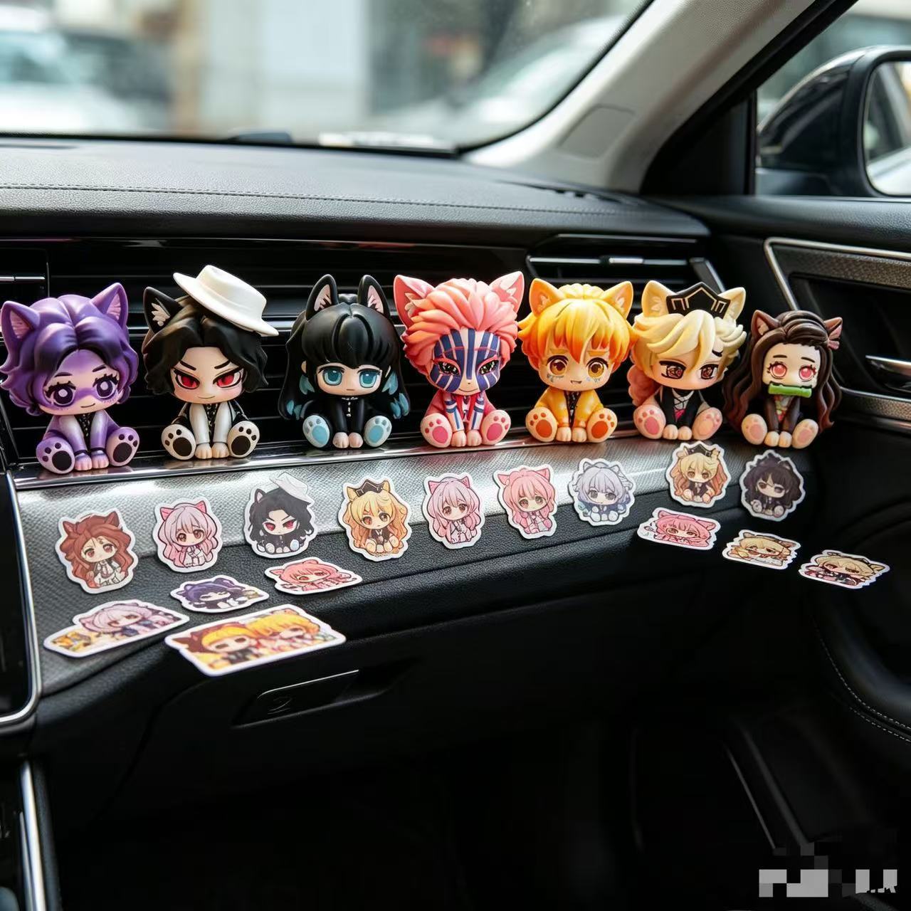鬼滅の刃 かわいいちびフィギュア 車飾り ミニサイズ 遮り目 - Car Accessories Papar のレビューと価格