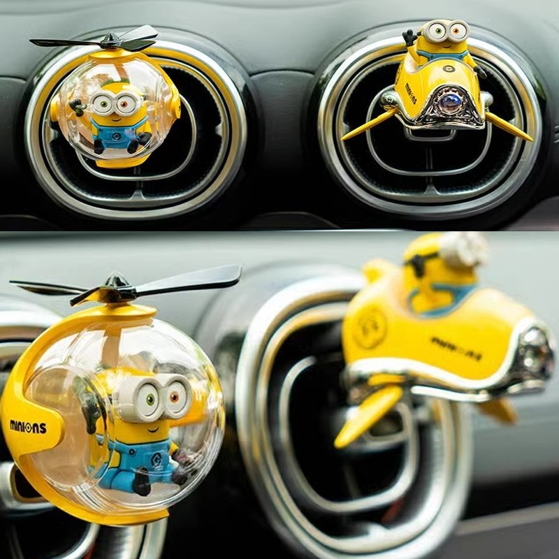 ミニオン風車用芳香剤、かわいい漫画風車用香水クリップ、クリエ - Car Accessories Usa のレビューと価格