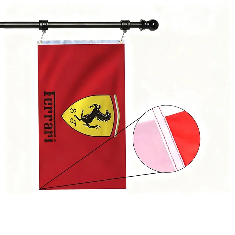 90x150cm レーシングバイク車プリントレーシングスポー - Car Accessories Banner のレビューと価格
