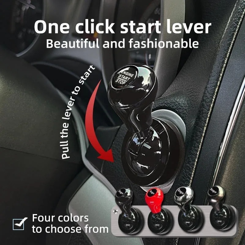 レトロジョイスティック装飾車ワンタッチスタートボタンプッシュ - Car Accessories Papar のレビューと価格