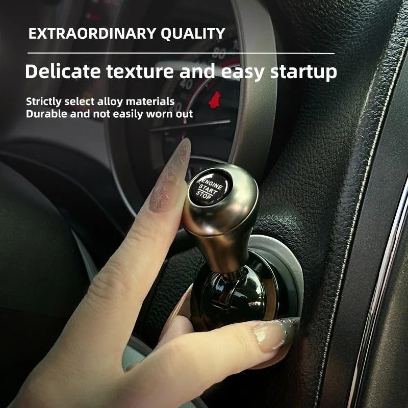 レトロジョイスティック装飾車ワンタッチスタートボタンプッシュ - Car Accessories Papar のレビューと価格