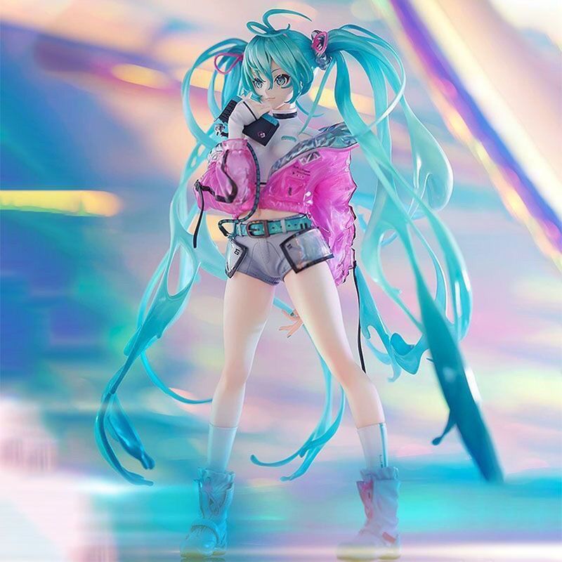 三矢山舞初音ミクツインテールフィギュア、可愛いアニメガール車 - Car Accessories Japanese のレビューと価格