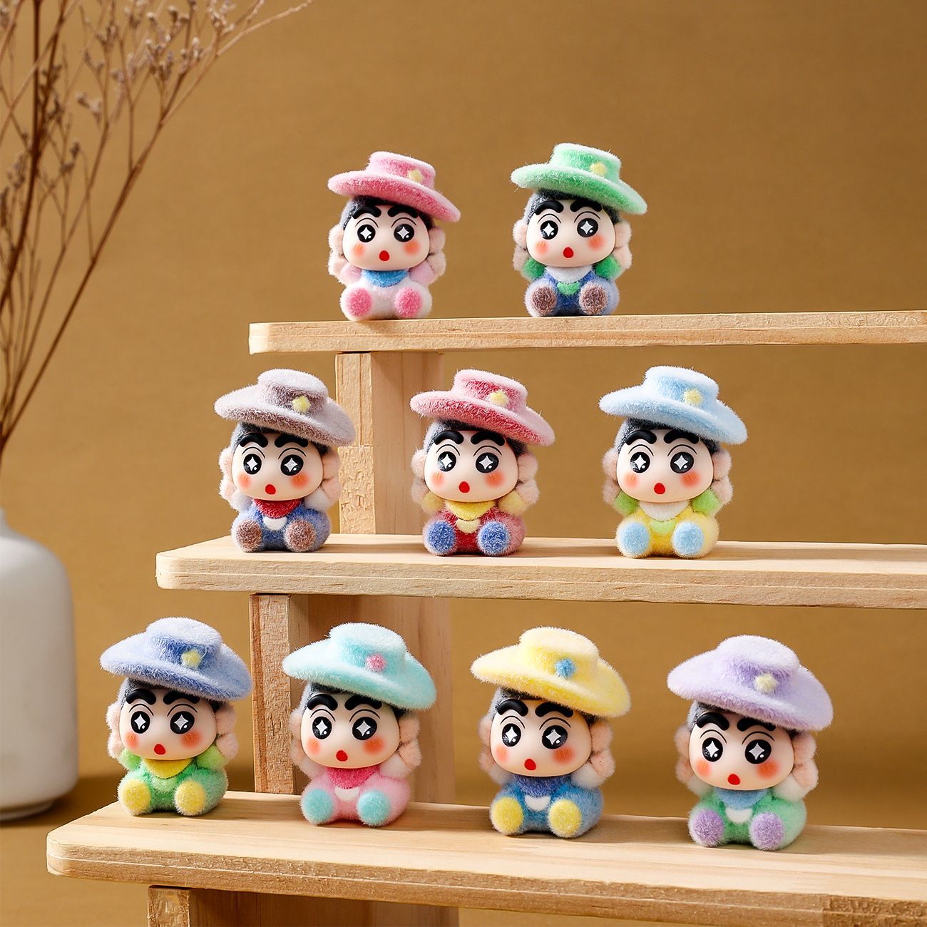 新登場のフロッキーデニム製しんちゃんシリーズミニフィギュア、 - Car Accessories Papar のレビューと価格