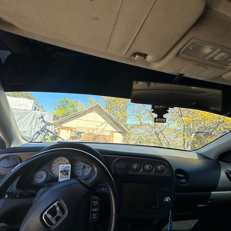 車のフロントガラス光沢のある黒のサンバイザーステッカー抗UV - Car Accessories Banner のレビューと価格
