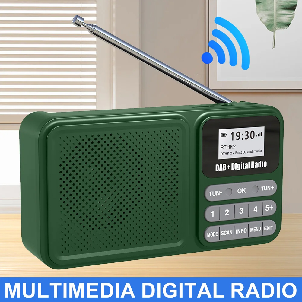 ポータブルDAB+ラジオ LCDディスプレイ搭載 Bluet - Fm Transmitter のレビューと価格