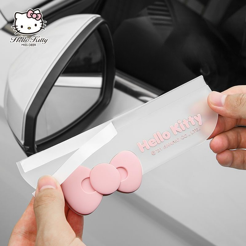 かわいいサンリオハローキティ車用レインガードミラーサイドウィ - Car Accessories Japanese のレビューと価格