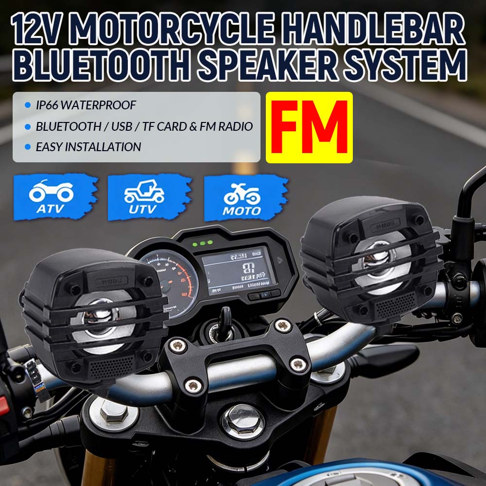 12V ユニバーサルオートバイ Bluetooth オーディ - Fm Transmitter のレビューと価格