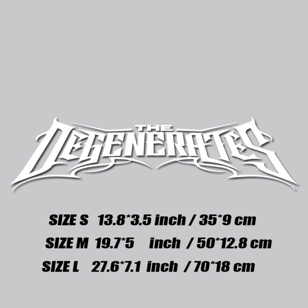1pc THE DEGENERATES JDM スポーツ装飾 - Car Accessories Banner のレビューと価格