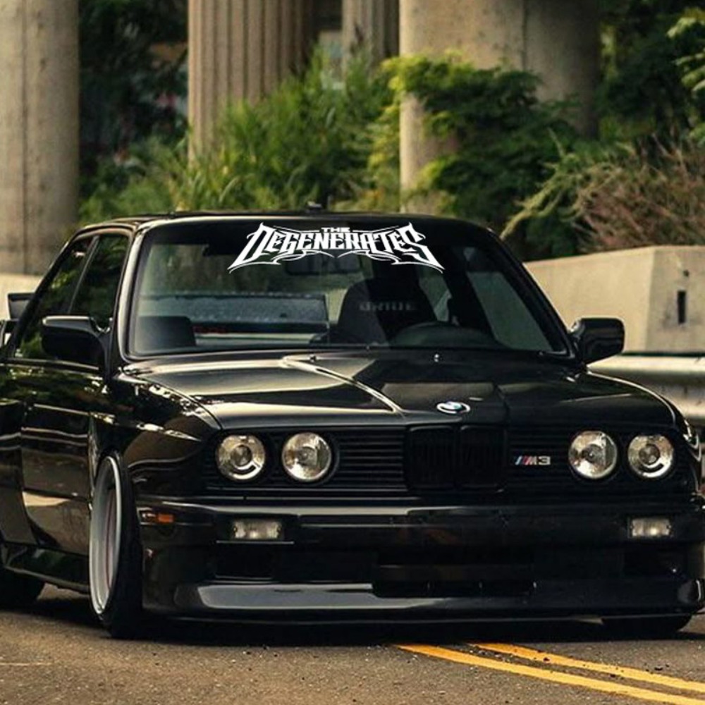 1pc THE DEGENERATES JDM スポーツ装飾 - Car Accessories Banner のレビューと価格