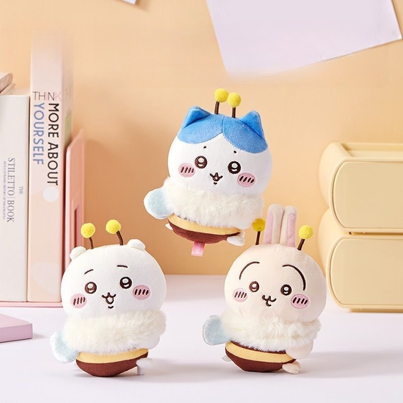 蜂シリーズ漫画かわいいハチワレうさぎ人形ソフトかわいいぬいぐ - Car Accessories Papar のレビューと価格
