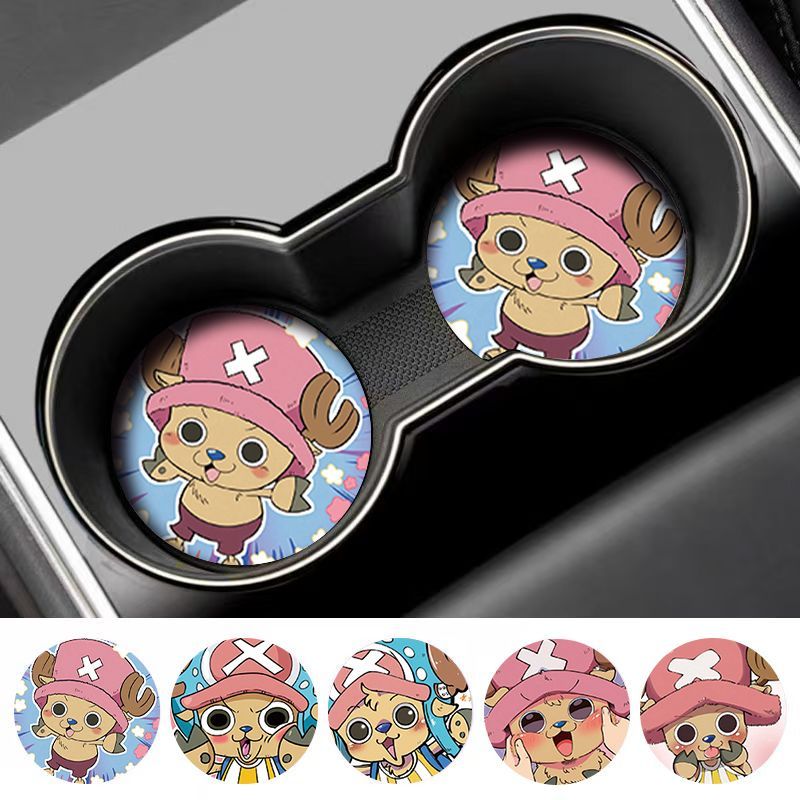 新しいクリエイティブなワンピースソーダカップコースター、高価 - Car Accessories Japanese のレビューと価格